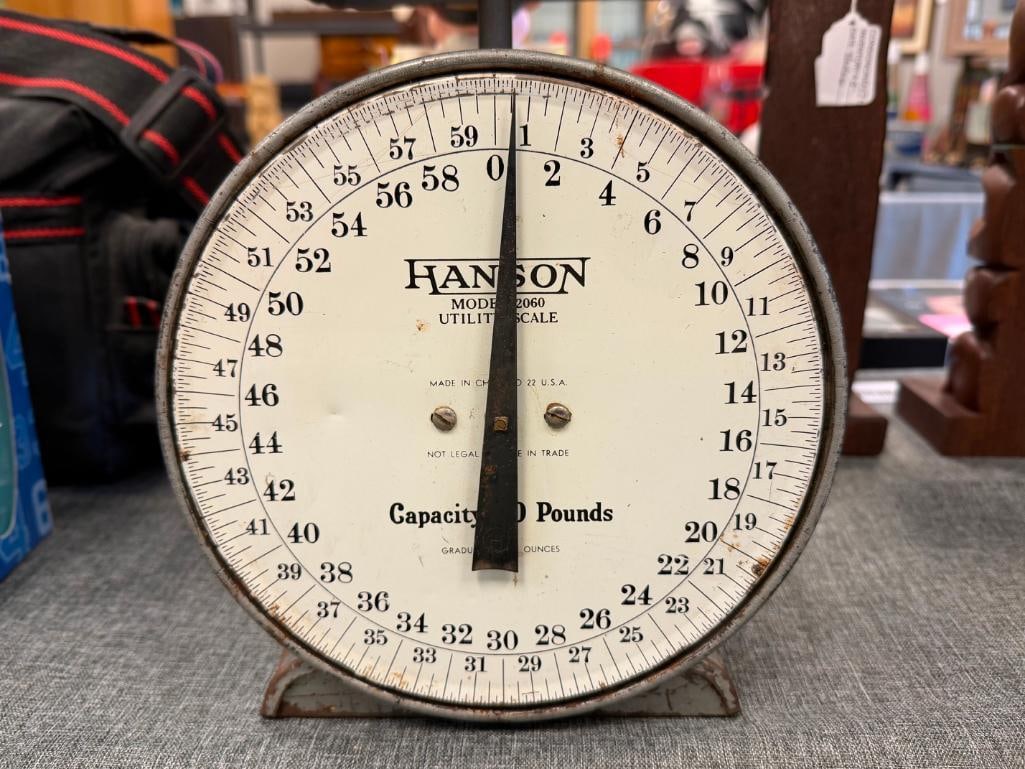 VINTAGE HANSON 60 LBS UTILITY SCALE MODEL 2060 - 3