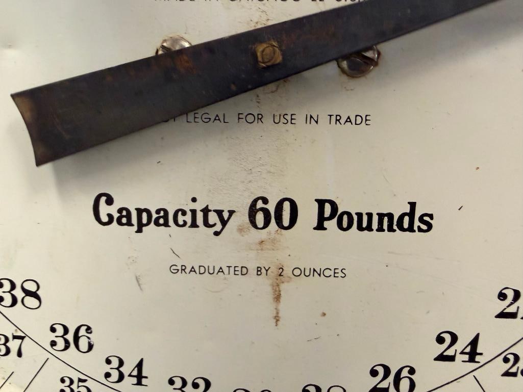 VINTAGE HANSON 60 LBS UTILITY SCALE MODEL 2060 - 6