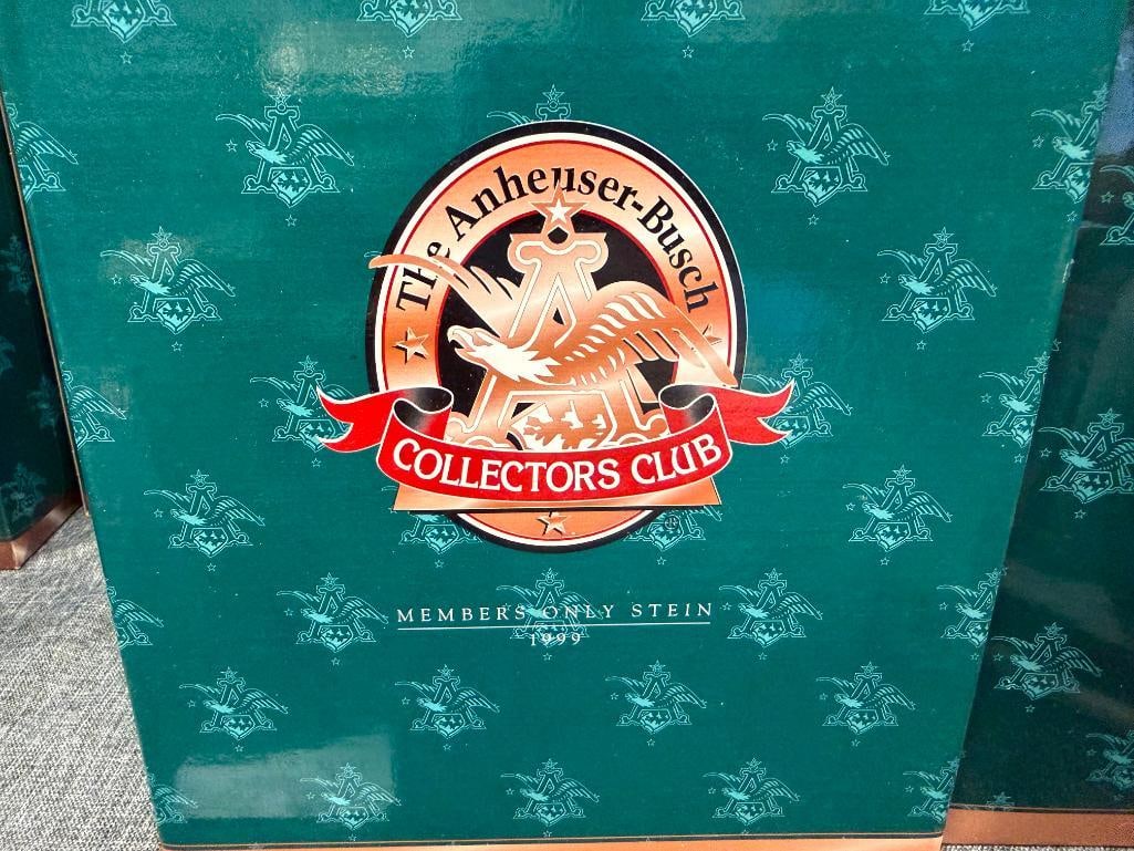 1999 AND 2003 ANHEUSER-BUSCH / BUDWEISER COLLECTORS CLUB MEMBERS ONLY BEER STEINS - 11