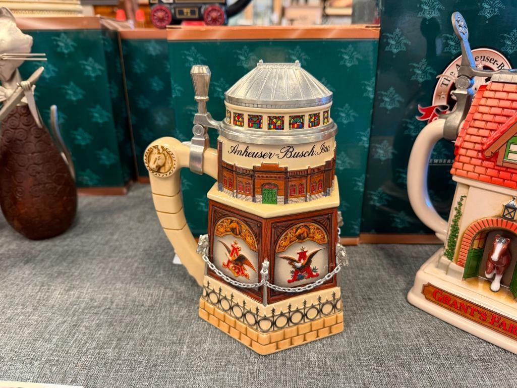 1999 AND 2003 ANHEUSER-BUSCH / BUDWEISER COLLECTORS CLUB MEMBERS ONLY BEER STEINS - 3