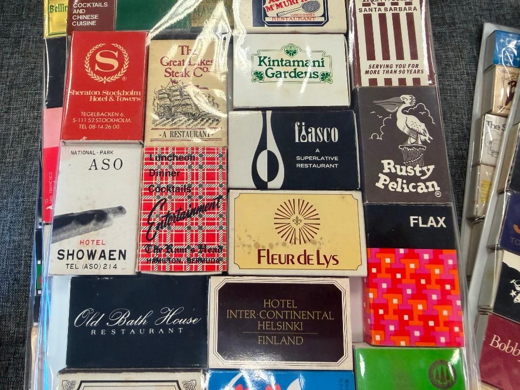 OVER 200 ASSORTED MATCHBOOKS FROM VARIOUS ESTABLISHMENTS HOTELS, CASINOS, RESTAURANTS, ETC. - 10