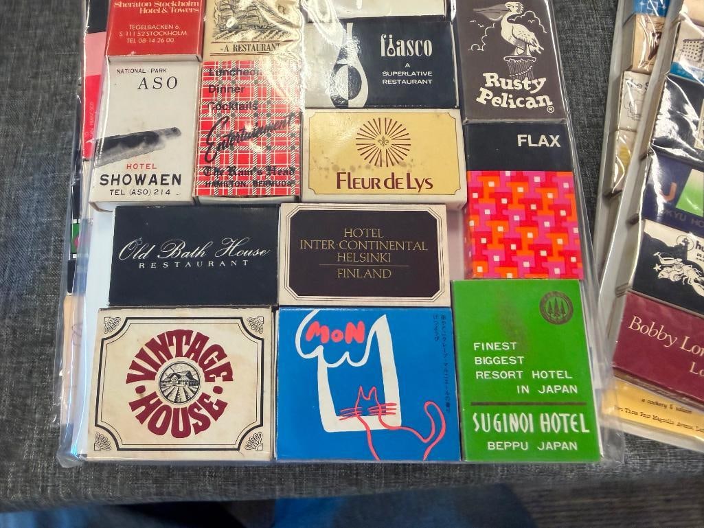 OVER 200 ASSORTED MATCHBOOKS FROM VARIOUS ESTABLISHMENTS HOTELS, CASINOS, RESTAURANTS, ETC. - 11