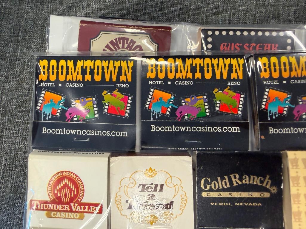 OVER 200 ASSORTED MATCHBOOKS FROM VARIOUS ESTABLISHMENTS HOTELS, CASINOS, RESTAURANTS, ETC. - 13