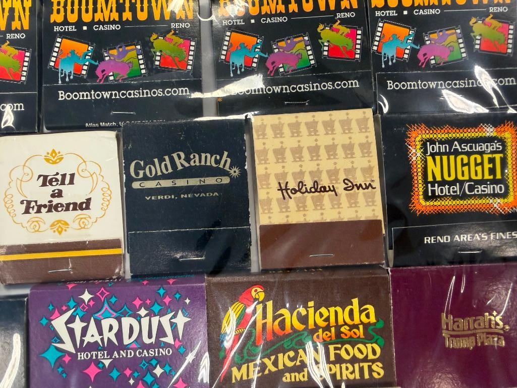 OVER 200 ASSORTED MATCHBOOKS FROM VARIOUS ESTABLISHMENTS HOTELS, CASINOS, RESTAURANTS, ETC. - 14