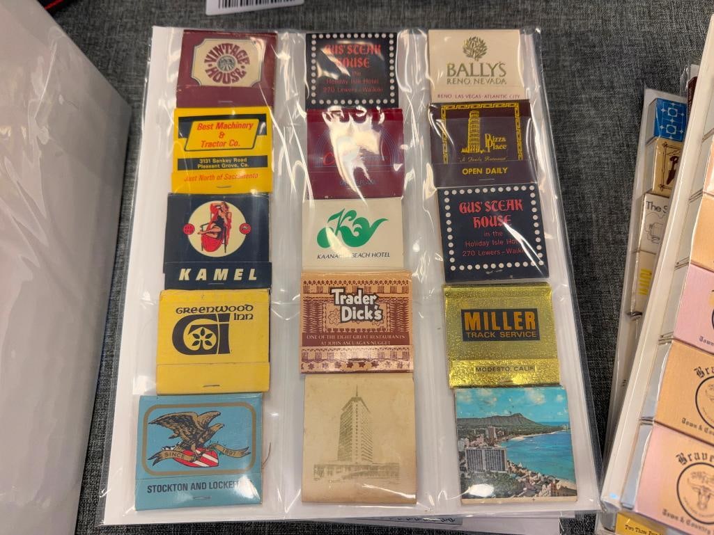OVER 200 ASSORTED MATCHBOOKS FROM VARIOUS ESTABLISHMENTS HOTELS, CASINOS, RESTAURANTS, ETC. - 17
