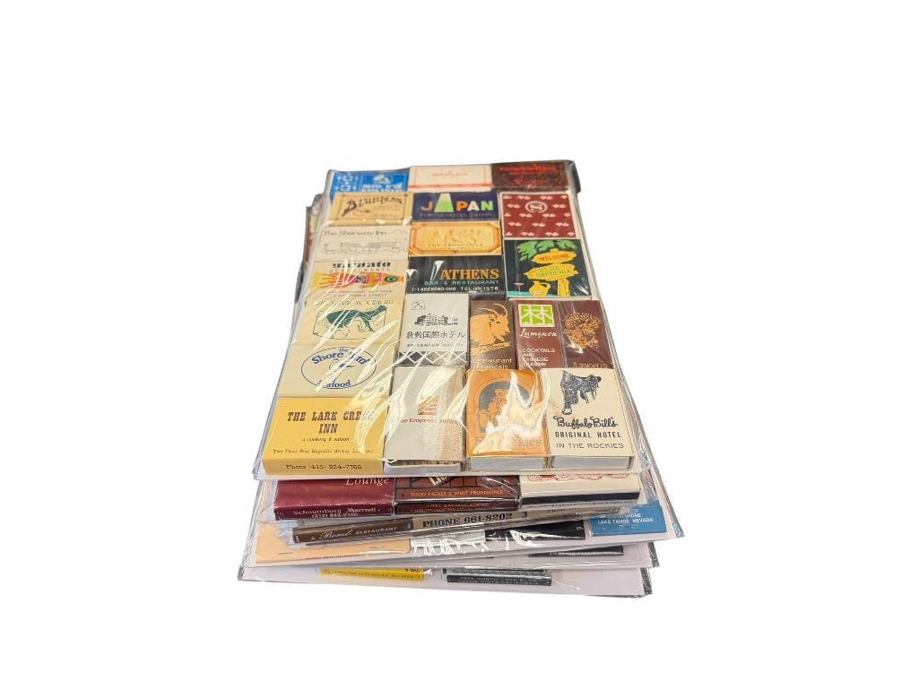 OVER 200 ASSORTED MTCHBOOKS FROM VARIOUS ESTABLISHMENTS HOTELS, CASINOS, RESTAURANTS, ETC. (1 of 18)