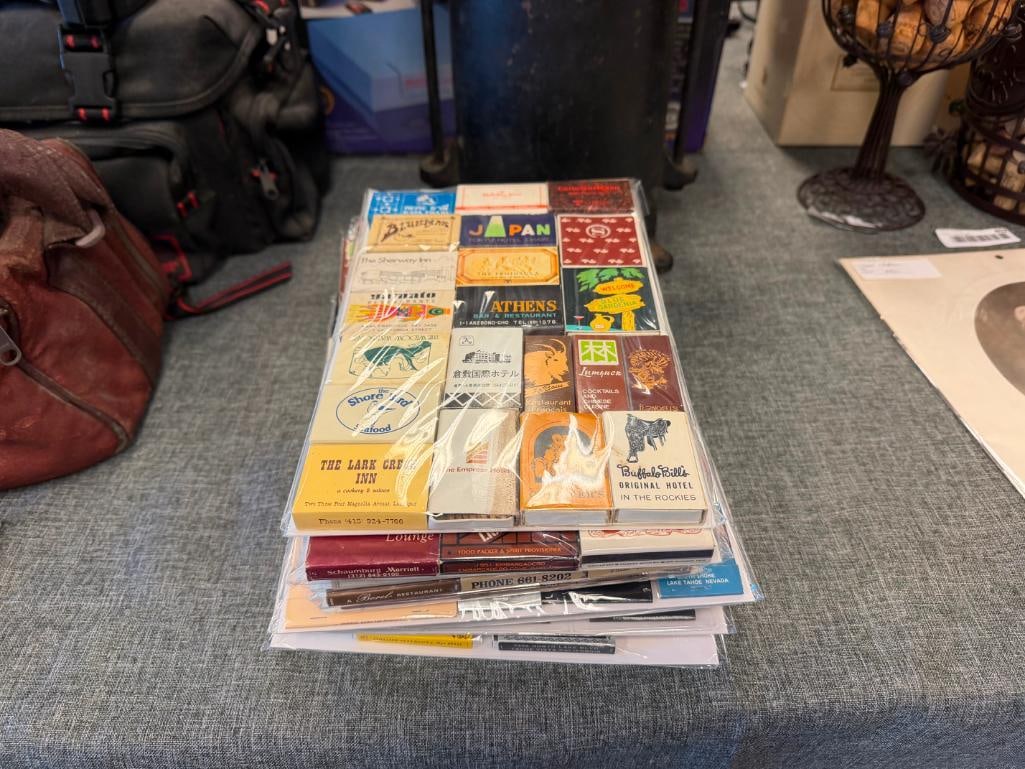 OVER 200 ASSORTED MATCHBOOKS FROM VARIOUS ESTABLISHMENTS HOTELS, CASINOS, RESTAURANTS, ETC. - 2