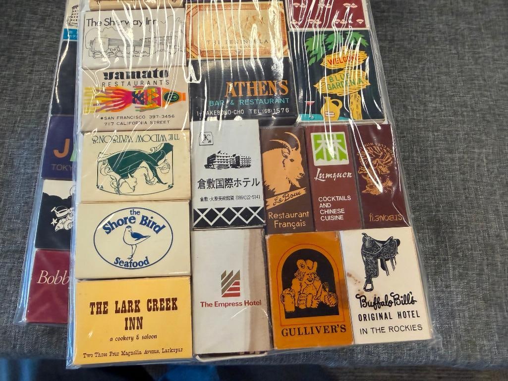 OVER 200 ASSORTED MATCHBOOKS FROM VARIOUS ESTABLISHMENTS HOTELS, CASINOS, RESTAURANTS, ETC. - 5