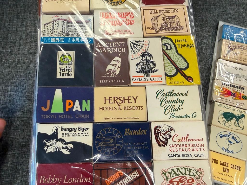 OVER 200 ASSORTED MATCHBOOKS FROM VARIOUS ESTABLISHMENTS HOTELS, CASINOS, RESTAURANTS, ETC. - 7
