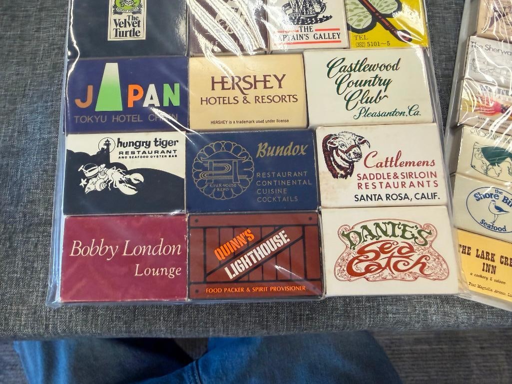 OVER 200 ASSORTED MATCHBOOKS FROM VARIOUS ESTABLISHMENTS HOTELS, CASINOS, RESTAURANTS, ETC. - 8
