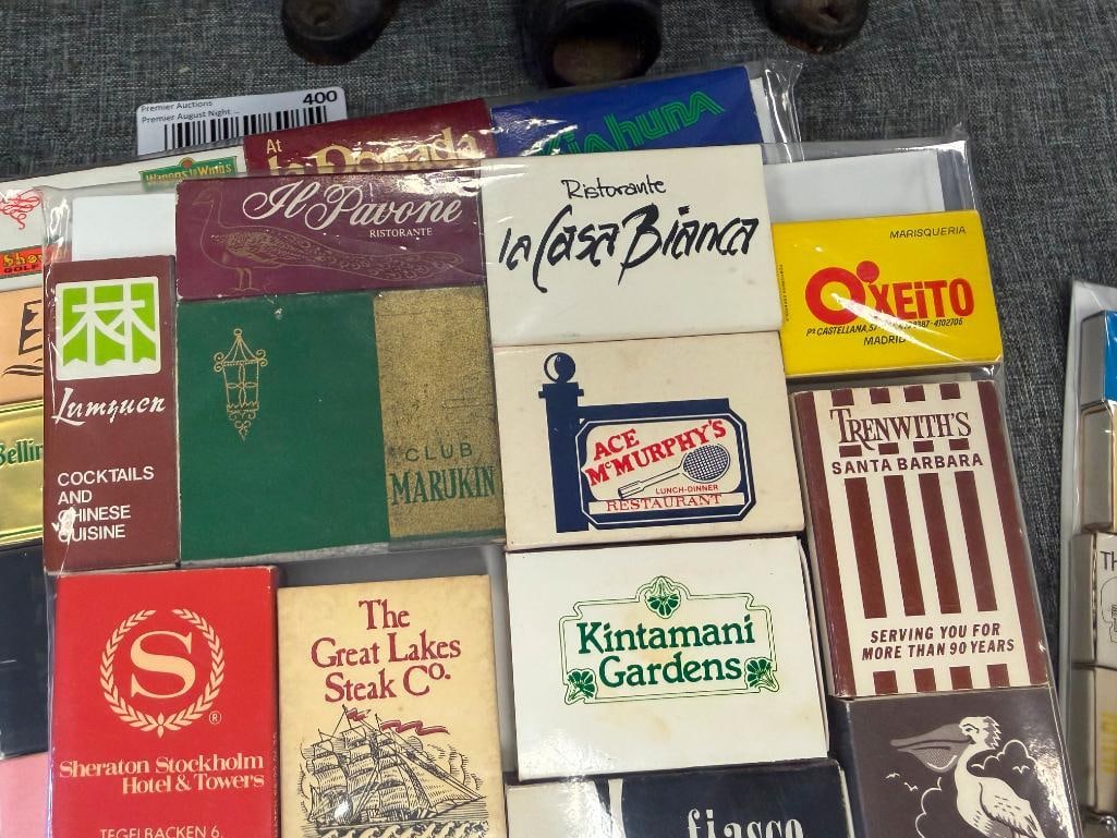OVER 200 ASSORTED MATCHBOOKS FROM VARIOUS ESTABLISHMENTS HOTELS, CASINOS, RESTAURANTS, ETC. - 9