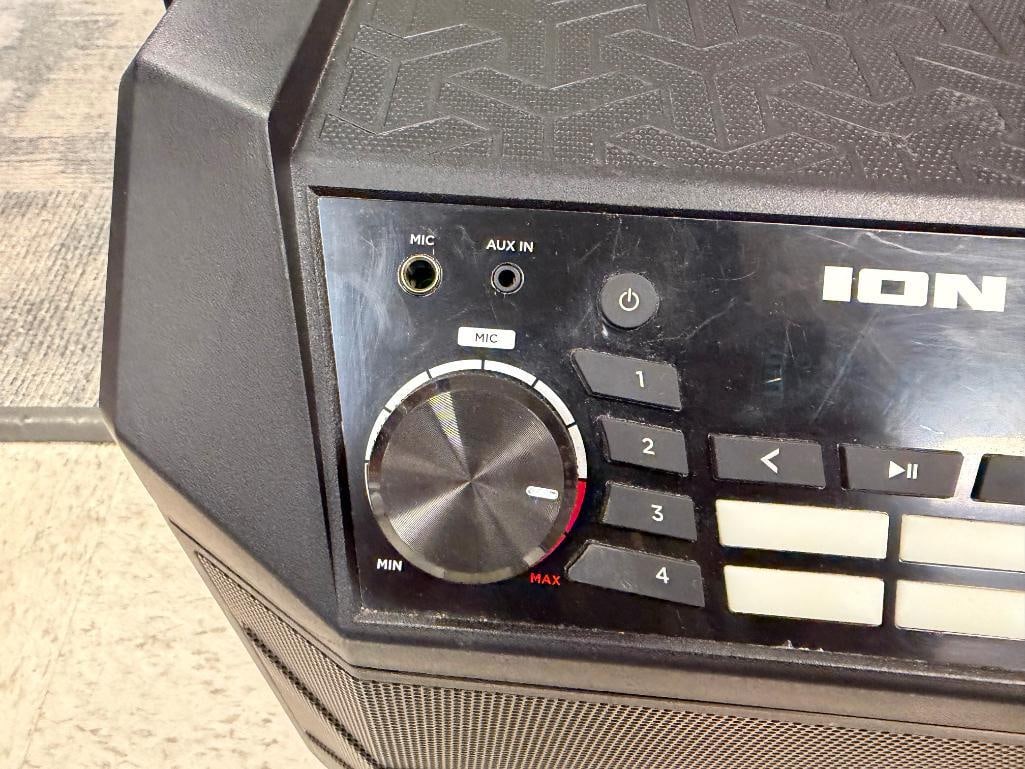 ION AUDIO PARTY BOOM FX iPA101A BLUETOOTH PORTABLE SPEAKER - 4