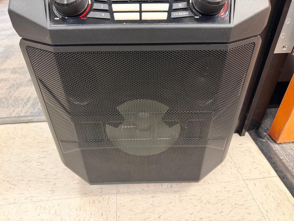 ION AUDIO PARTY BOOM FX iPA101A BLUETOOTH PORTABLE SPEAKER - 7