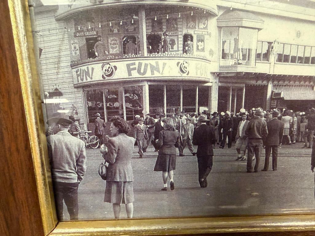 COLLECTION OF ANTIQUE BLACK AND WHITE PHOTOGRAPHS AND PLAYLAND AT THE BEACH SAN FRANCISCO TICKETS - 8