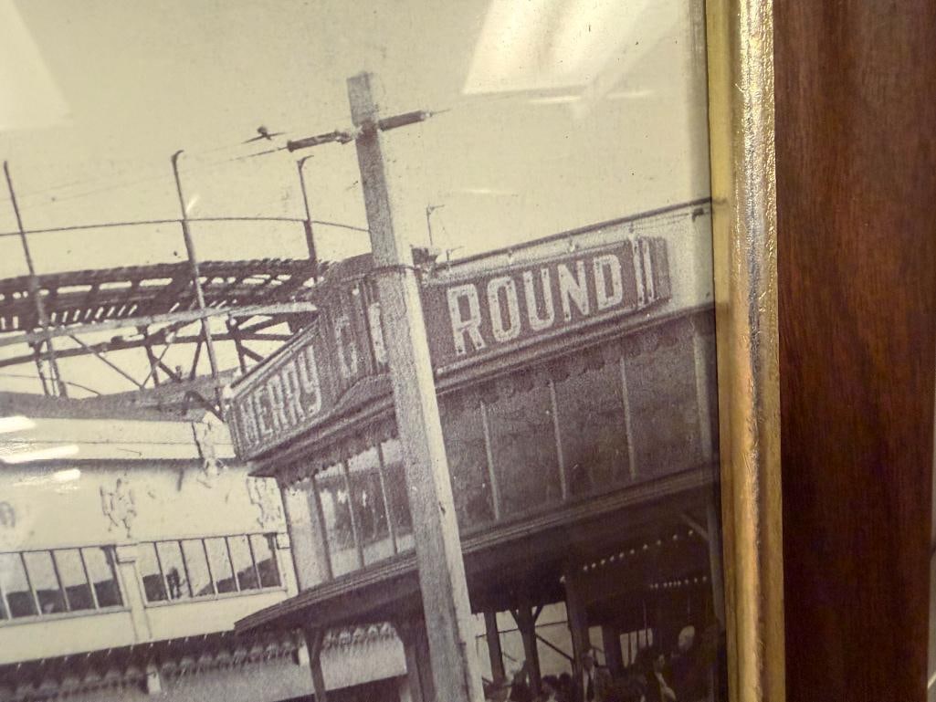 COLLECTION OF ANTIQUE BLACK AND WHITE PHOTOGRAPHS AND PLAYLAND AT THE BEACH SAN FRANCISCO TICKETS - 9