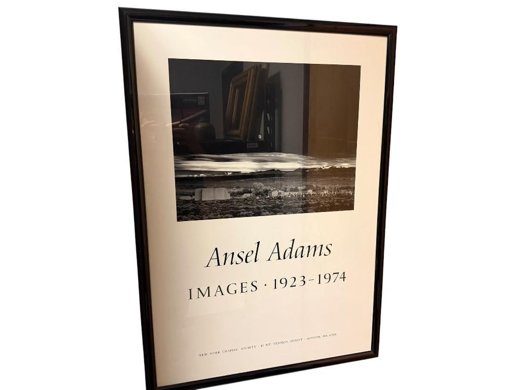 ANSEL ADAMS " IMAGES 1923 - 1974 BLACK AND WHITE PHOTOGRAPHY POSTER (1 of 10)
