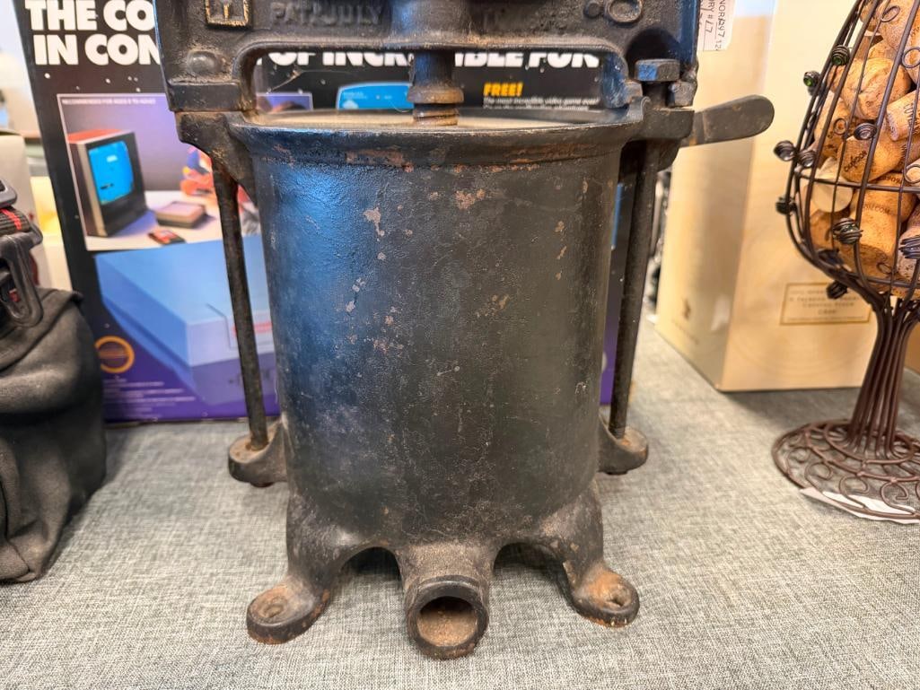 ENTERPRISE MFG. CO HAND CRANK SAUSAGE STUFFER / LARD PRESS / FRUIT PRESS - 5