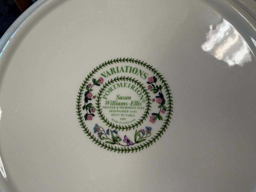 1991 SUSAN WILLIAMS-ELLIS VARIATIONS BOTANICAL PLATES MADE IN ENGLAND - 16