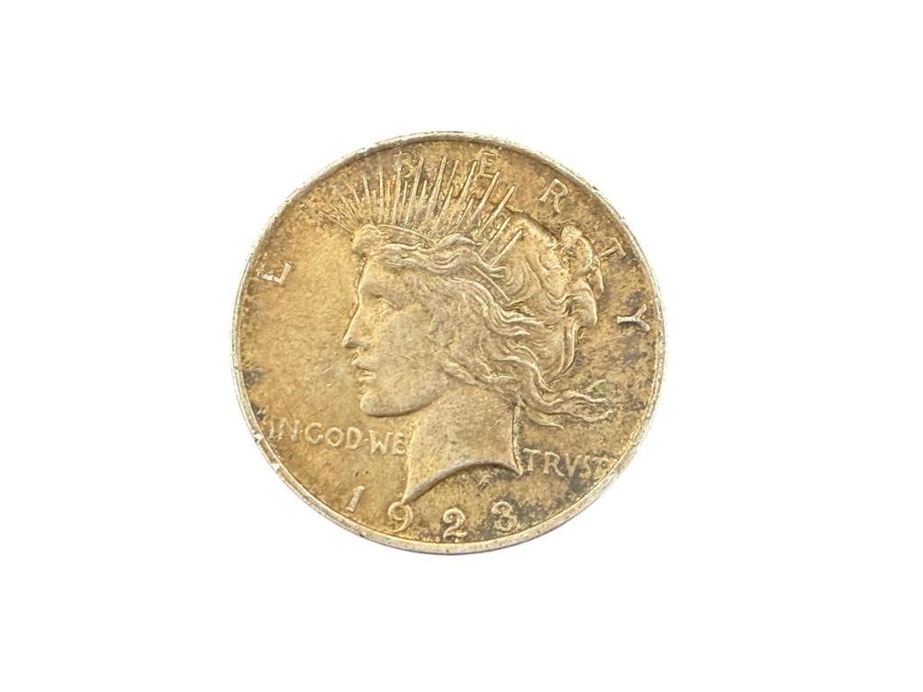 1923 U.S. PEACE SILVER DOLLAR (1 of 6)