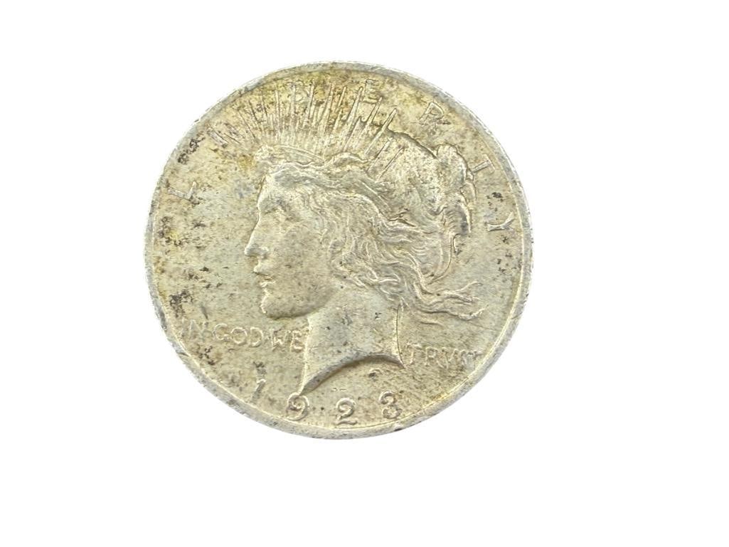 1923 U.S. PEACE SILVER DOLLAR (1 of 6)