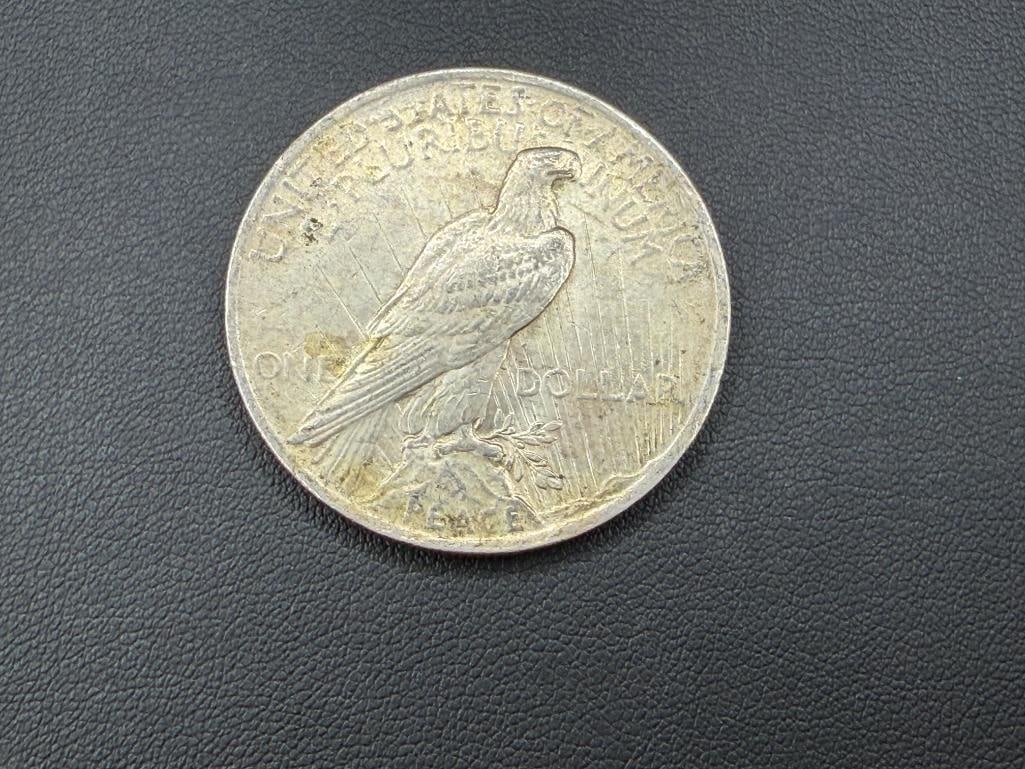 1923 U.S. PEACE SILVER DOLLAR - 4