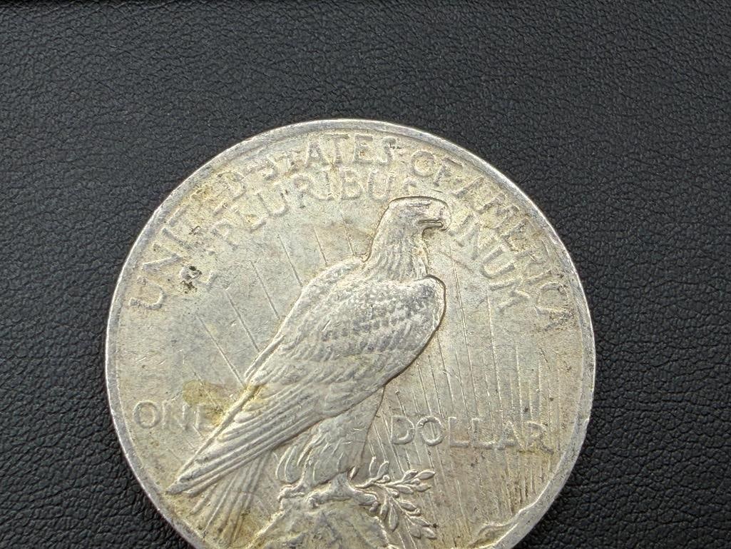 1923 U.S. PEACE SILVER DOLLAR - 5