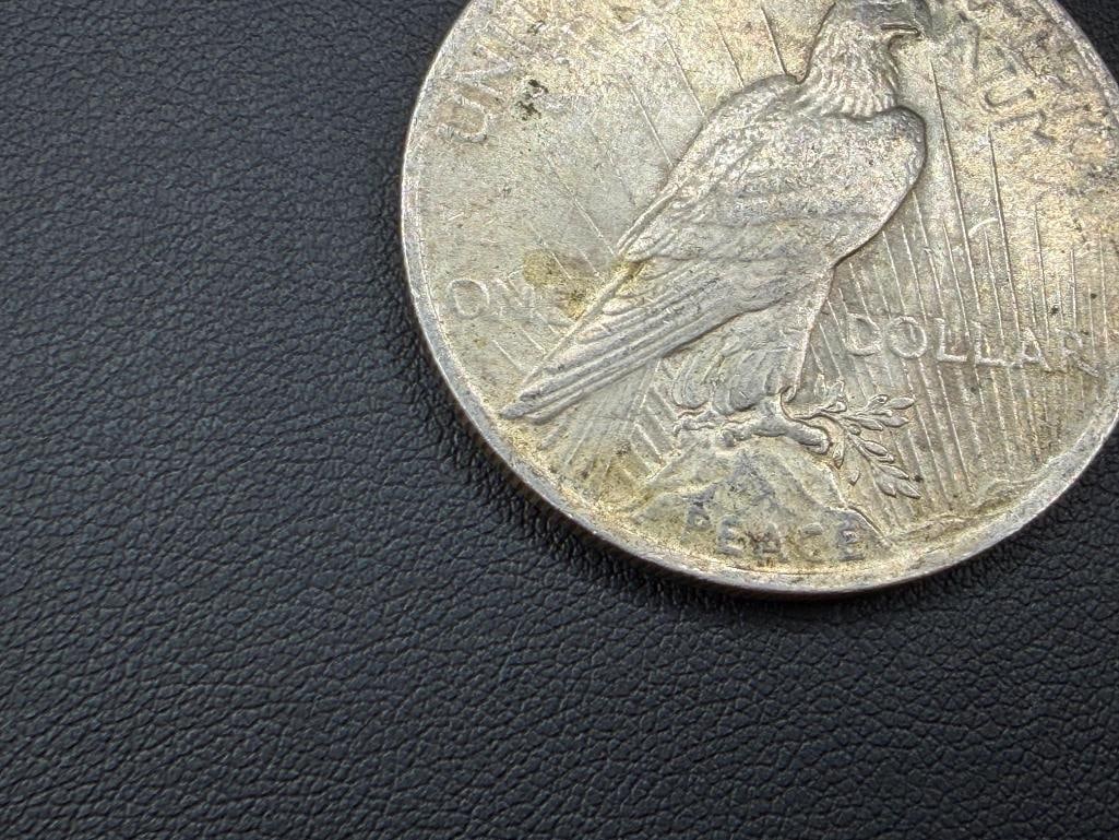 1923 U.S. PEACE SILVER DOLLAR - 6