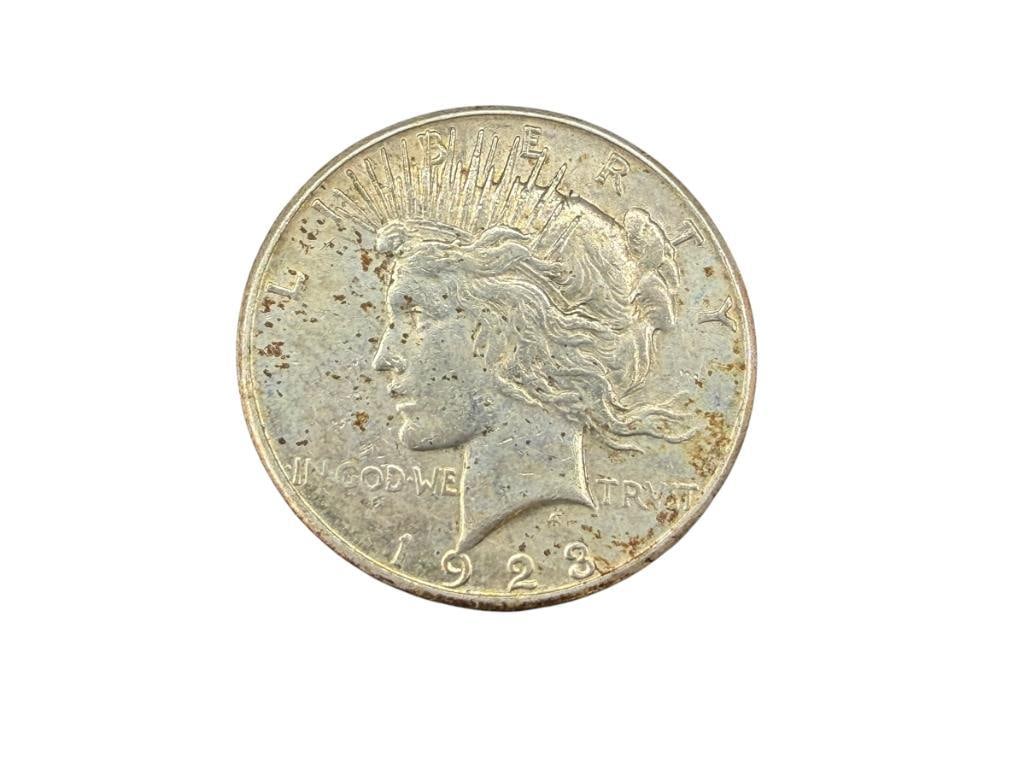 1923-S U.S. PEACE SILVER DOLLAR (1 of 6)
