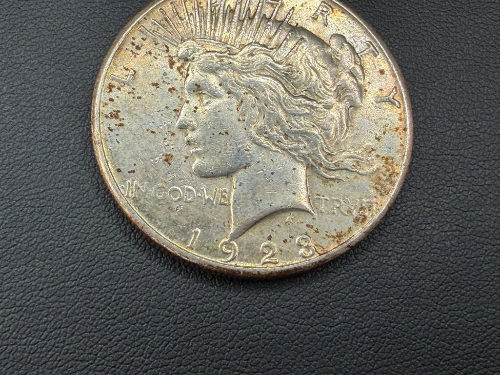 1923-S U.S. PEACE SILVER DOLLAR - 3