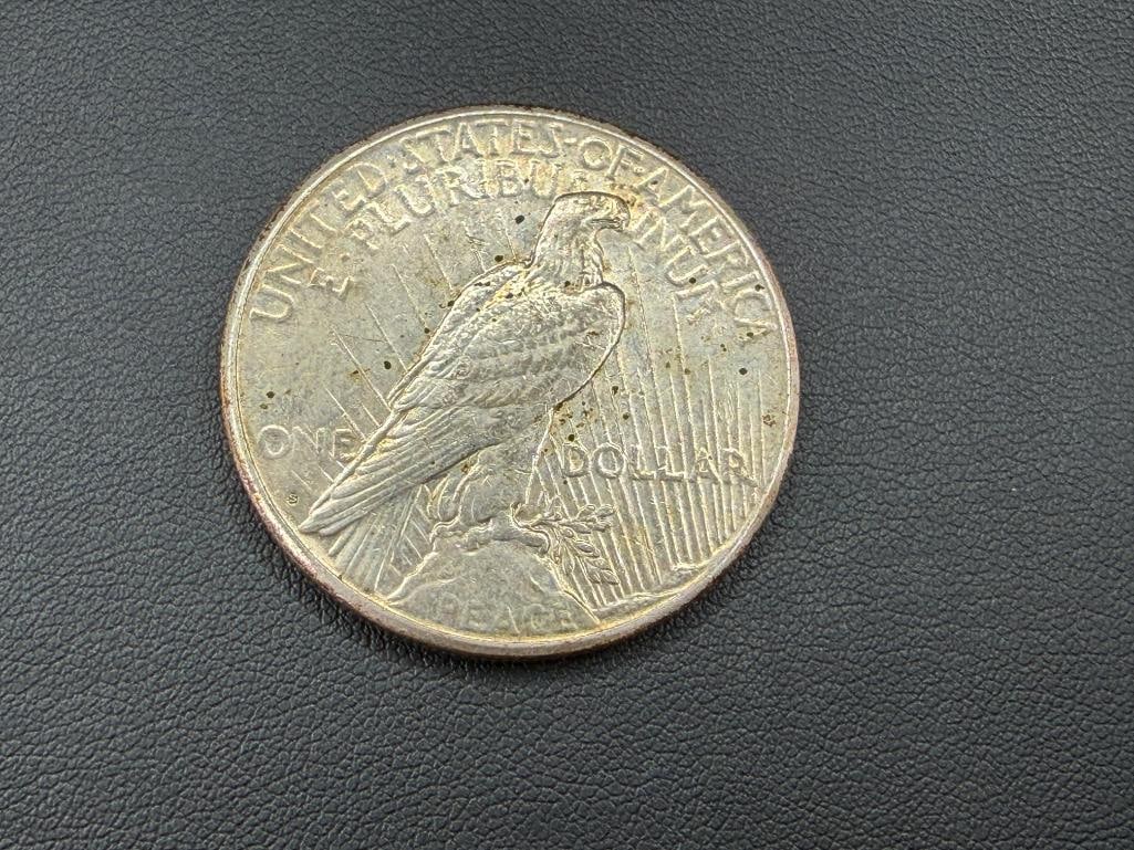 1923-S U.S. PEACE SILVER DOLLAR - 4