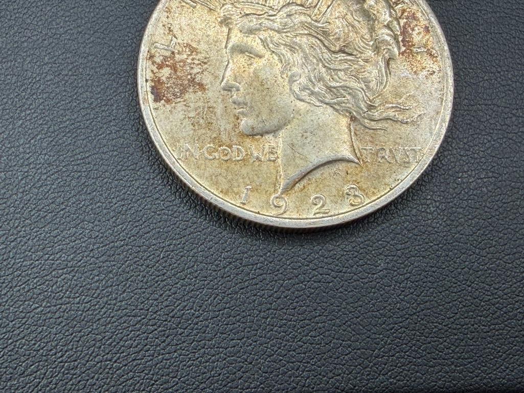 1923 U.S. PEACE SILVER DOLLAR - 3