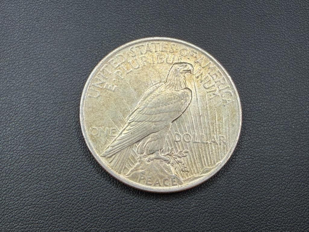 1923 U.S. PEACE SILVER DOLLAR - 4