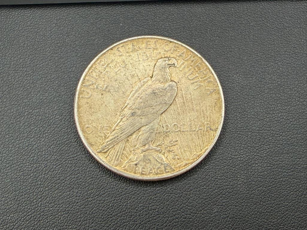 1925 U.S. PEACE SILVER DOLLAR - 4