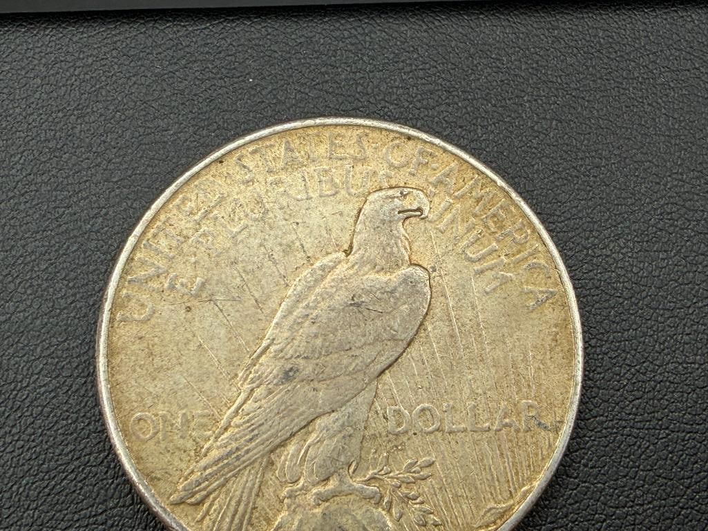 1925 U.S. PEACE SILVER DOLLAR - 5