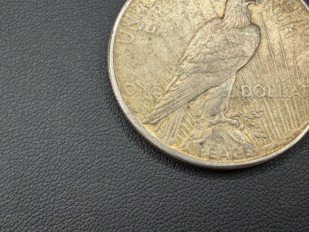 1925 U.S. PEACE SILVER DOLLAR - 6