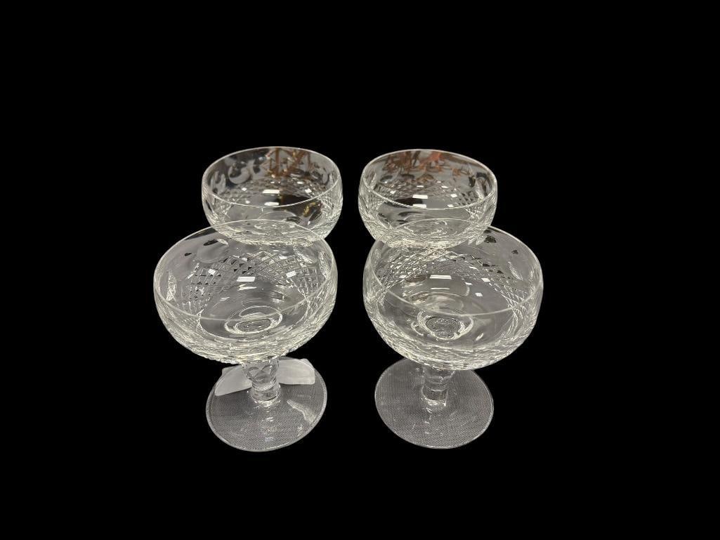 WATERFORD CRYSTAL COLLEEN CHAMPAGNE SHERBERT GLASSES SET OF FOUR (1 of 12)