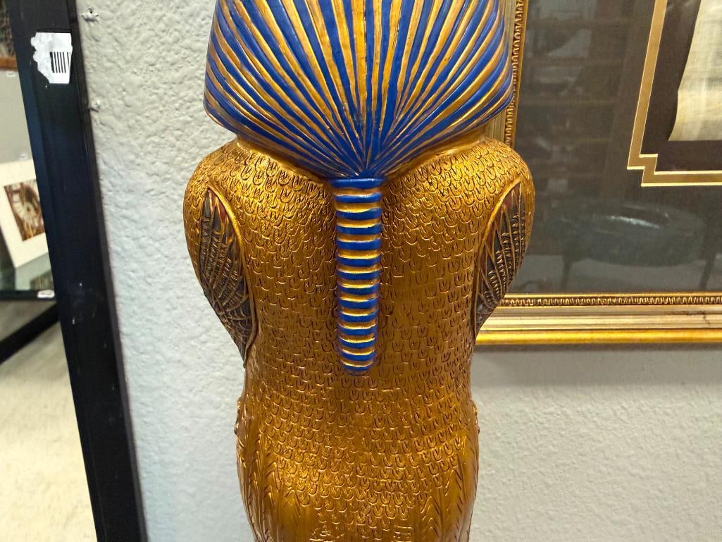 SUMMIT COLLECTION RESIN DECORATIVE REPLICA STATUE OF TUTANKHAMUN SARCOPHAGUS - 10