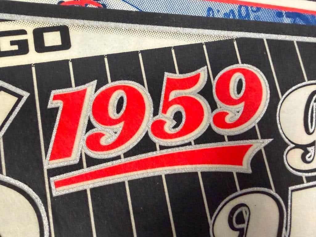 13 SPORT PENNANTS INCLUDES WHITE SOZ PENNANT SIGNED BY BILLY PIERCE - 3