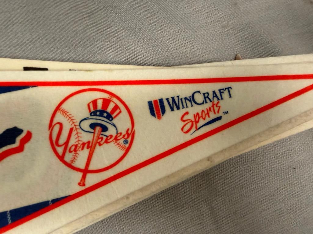 13 SPORT PENNANTS INCLUDES WHITE SOZ PENNANT SIGNED BY BILLY PIERCE - 9