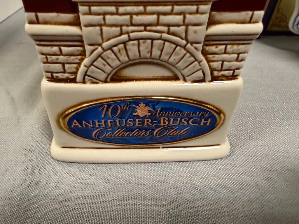ANHEUSER-BUSCH / BUDWEISER 10TH ANNIVERSARY COLLECTORS CLUB MEMBERS ONLY STEINS - 8