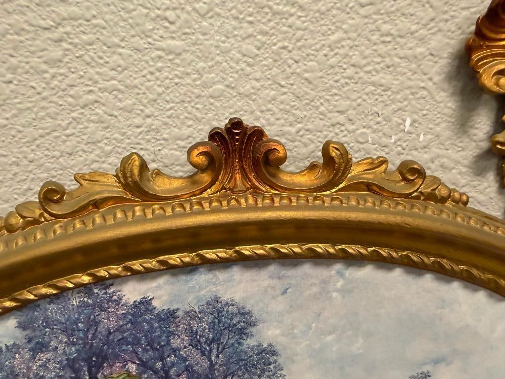 PAIR OF VINTAGE ITALIAN 3D WALL ART PLAQUES - 10