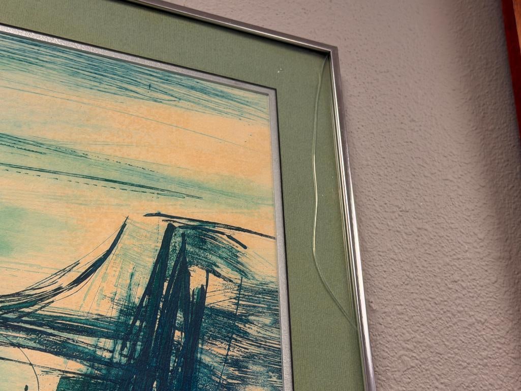 TERRY HAASS CZECH BORN ARTIST LIMITED EDITION AQUATINT ETCHING TITLED PERSIAN SUITE I - 8