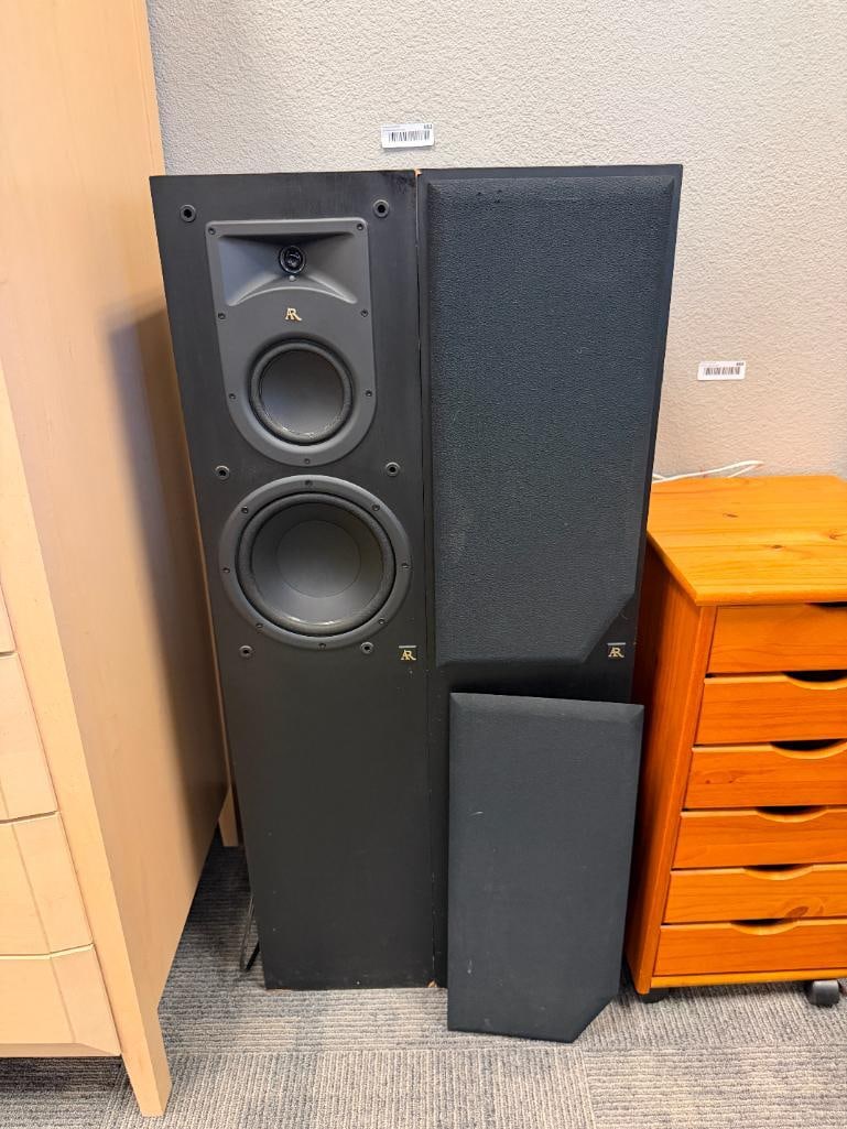 ACOUSTIC RESEARCH P428PS 4-WAY TOWER SPEAKERS WITH ACTIVE REAR FIRING SUBWOOFER - 4
