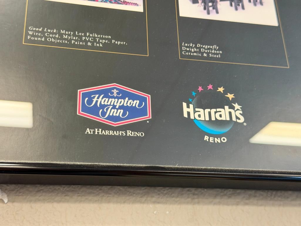 HARRAH'S CASINO 1987 COMMEMORATIVE POSTER AND THE ART OF GAMING POSTER - 6