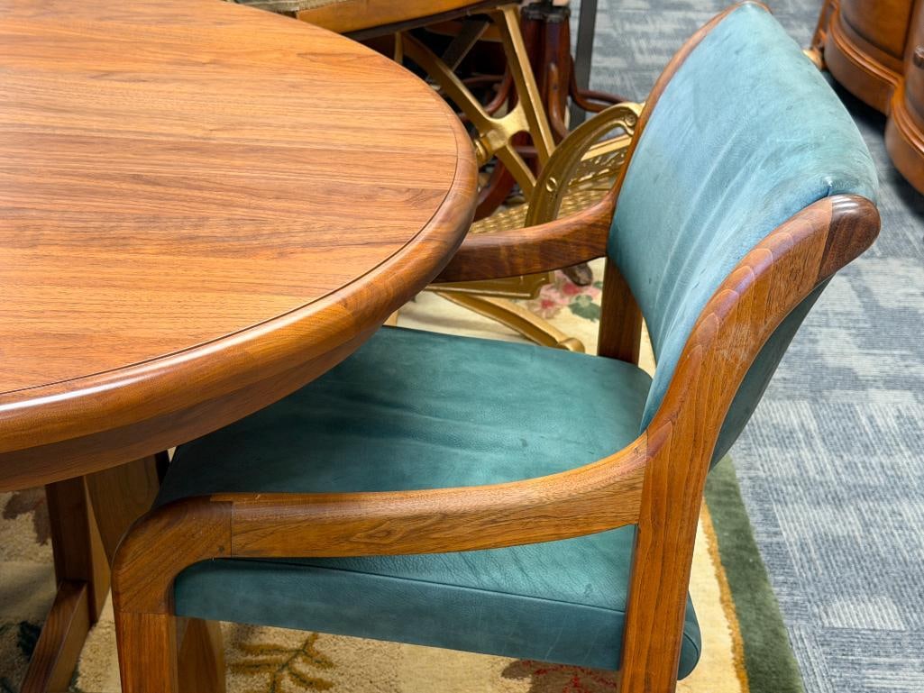 MID-CENTURY MODERN DINING SET WITH FOUR CHAIRS - 5