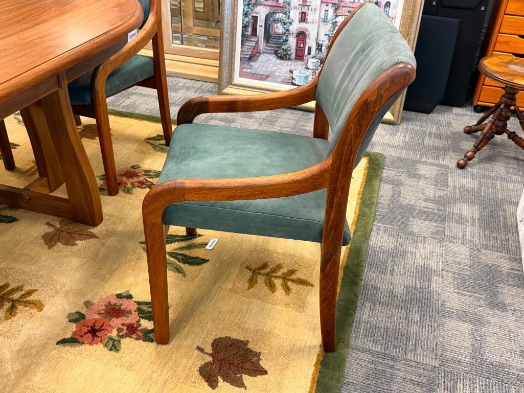 MID-CENTURY MODERN DINING SET WITH FOUR CHAIRS - 8