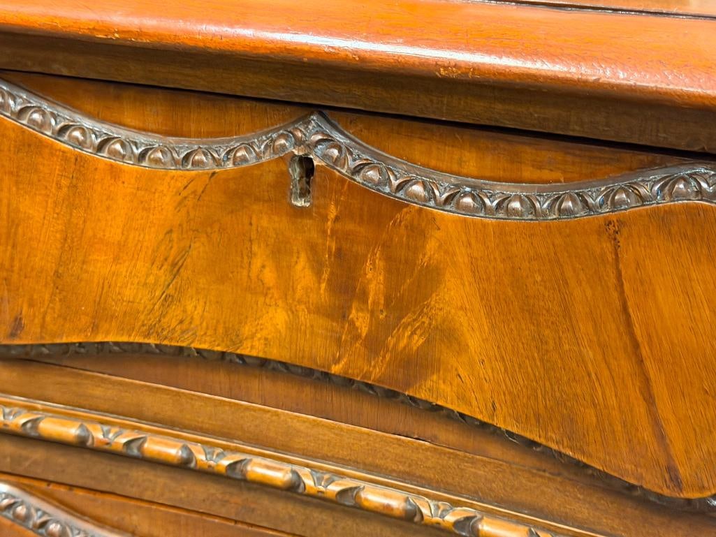 1930'S MAHOGANY EXECUTIVE DESK MADE BY S.P CHARTERIS CABINET MAKER MELBOURNE, VICTORIA, AUSTRALIA - 5