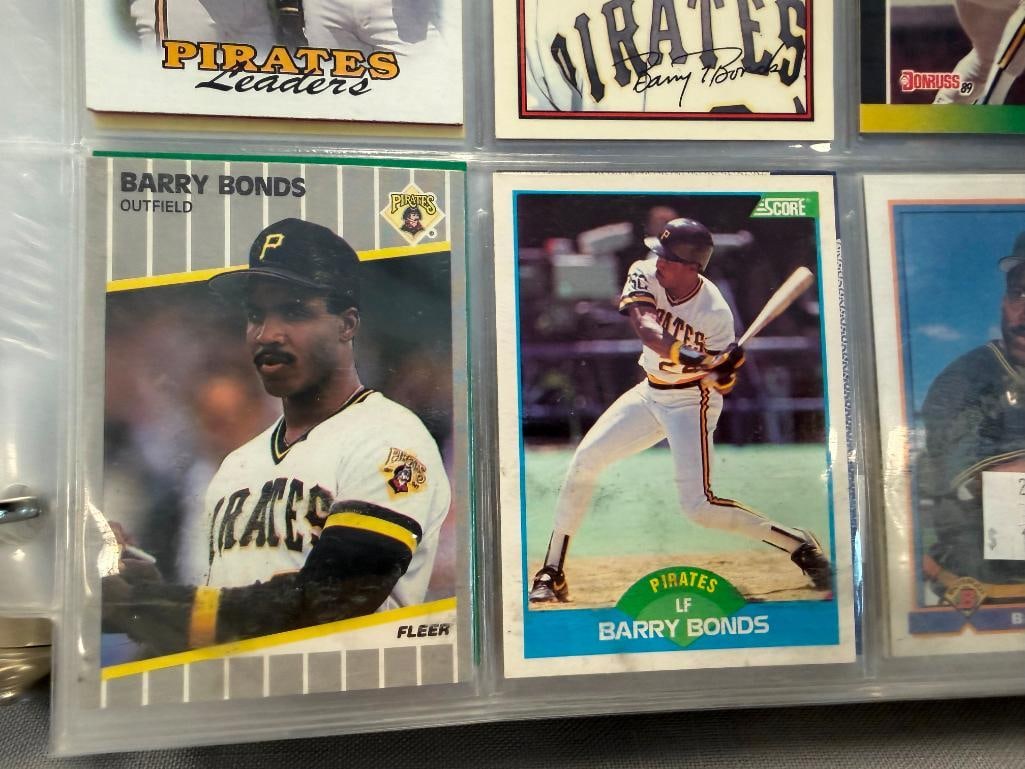 APPROX. 350 ASSORTED BARRY BONDS BASEBALL CARDS - 10