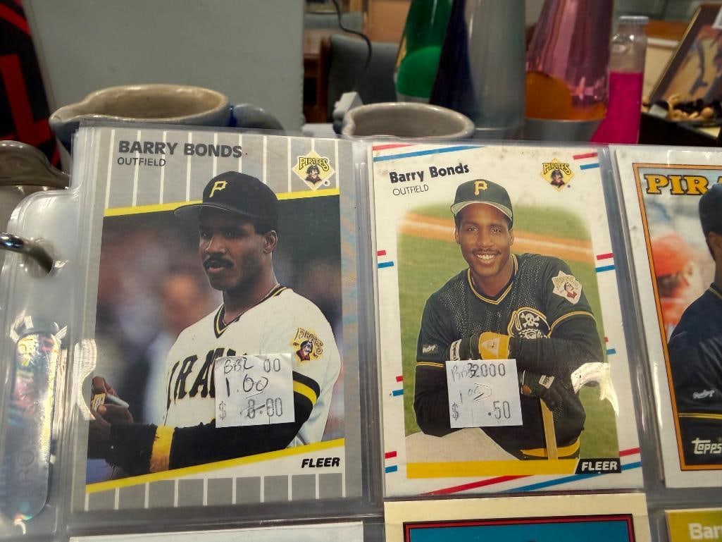 APPROX. 350 ASSORTED BARRY BONDS BASEBALL CARDS - 12