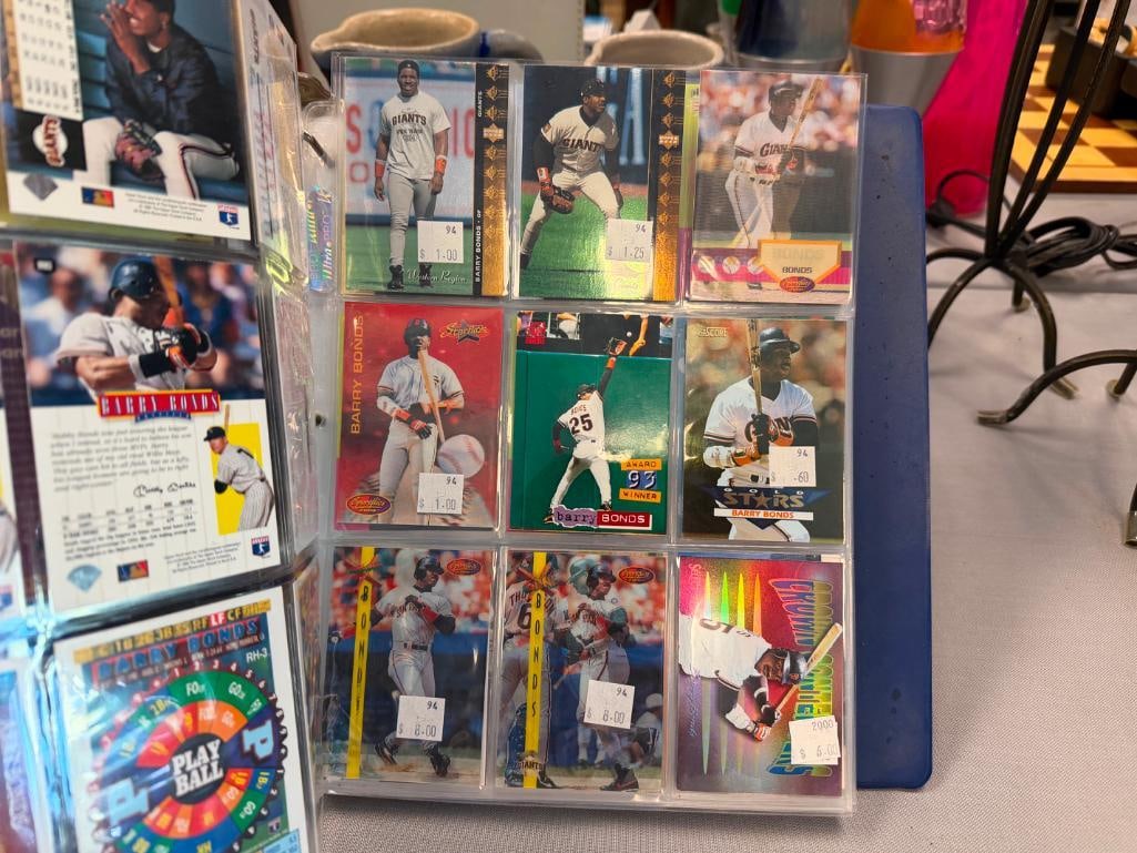 APPROX. 350 ASSORTED BARRY BONDS BASEBALL CARDS - 15